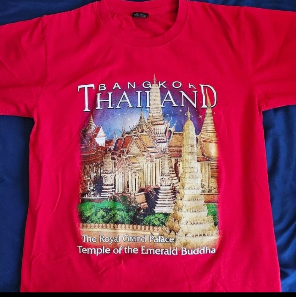 Y2K VTG NO FLAWS Bangkok Thailand T-Shirt Size LARGE Southpole Skater Jnco Style